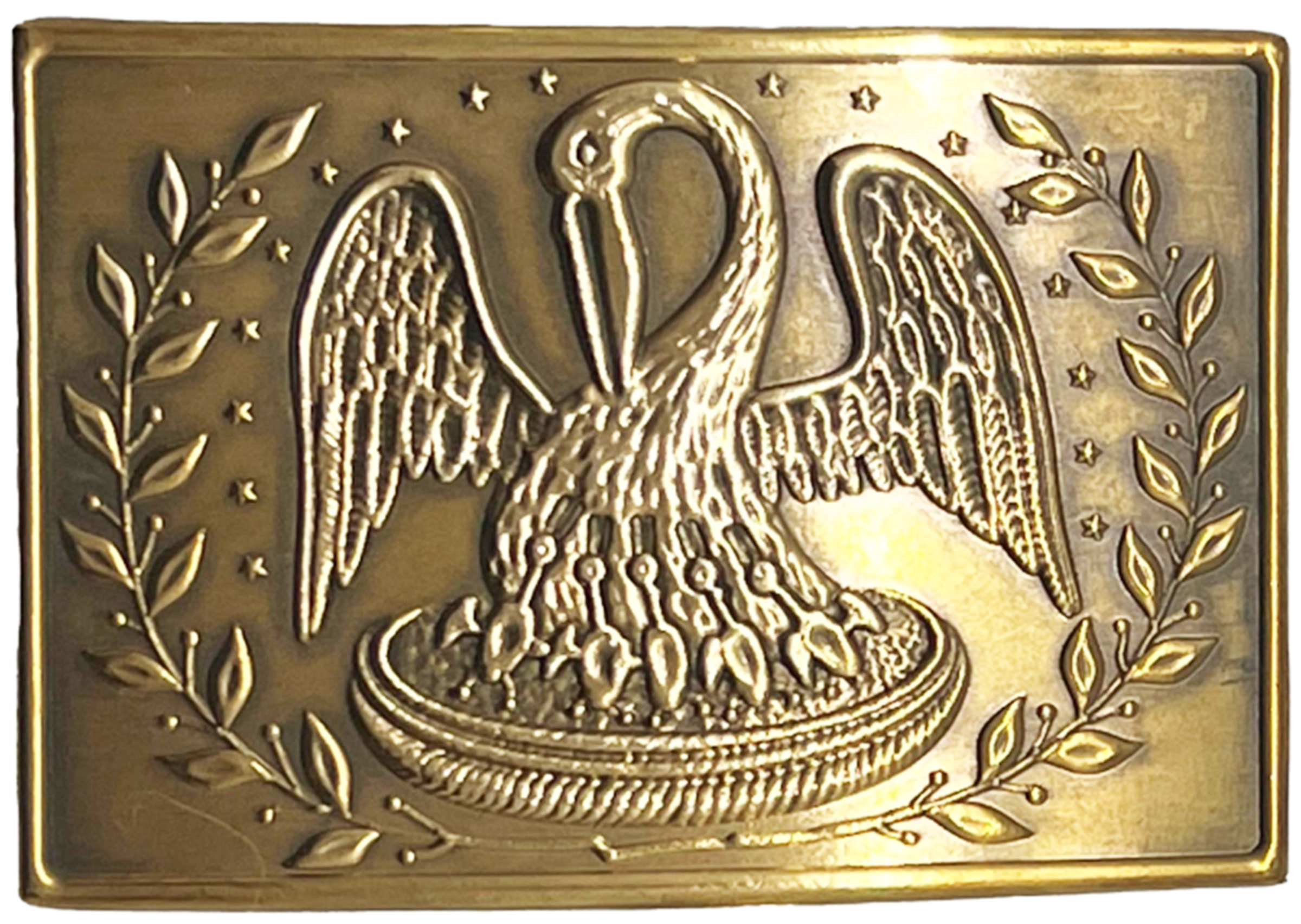 Louisiana Pelican Belt Plate - Confederate Museum