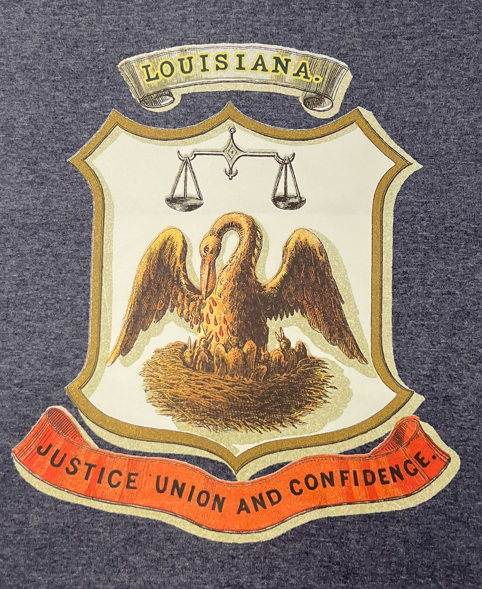 State of Louisiana Coat of Arms T-Shirt - Confederate Museum
